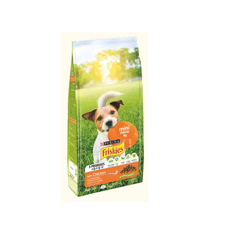 FFRISKIES CHIENS MINI POULET & LEGUMES 2kg