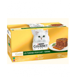 GOURMET GOLD TERRINES 4X85GR