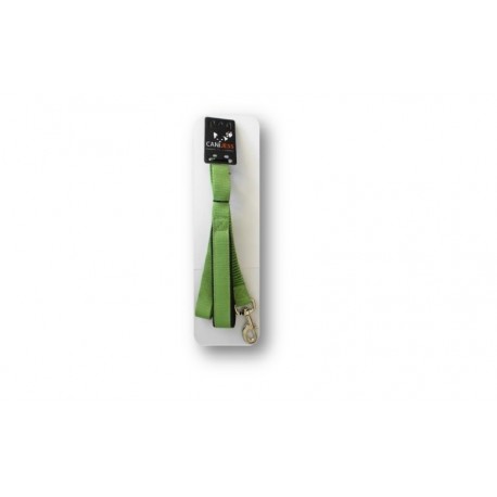 LAISSE NYLON ELASTIQUE VERT CANIJESS 25mm*120cm